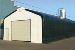 28'Wx24'Lx17'H enclosed gable shelter